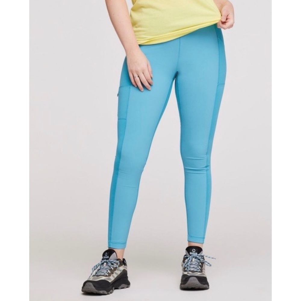 Cotopaxi Verso Hike Tight Womens S Poolside Blue High Rise Hiking Leggings NWT